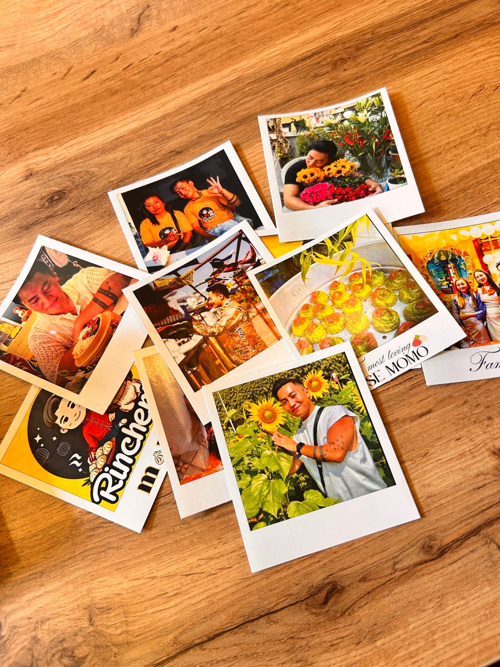 1000838437 POLAROID STICKERS WITH CUSTOM MESSAGE (SET OF 5) - Image 1