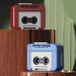 Retro Voice Recorder Keychain